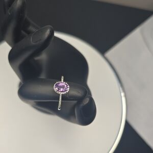 Elegant Purple Gemstone Ring